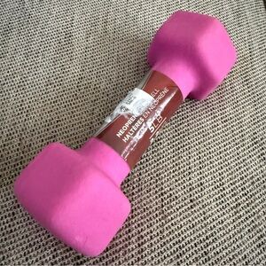 One Pink Neoprene Dumbbell 5 lb